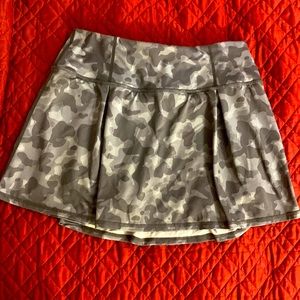 Women's Casual Stretchy Mini Skater Skirt with Shorts